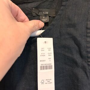 J. Crew Black Sleeveless Dress